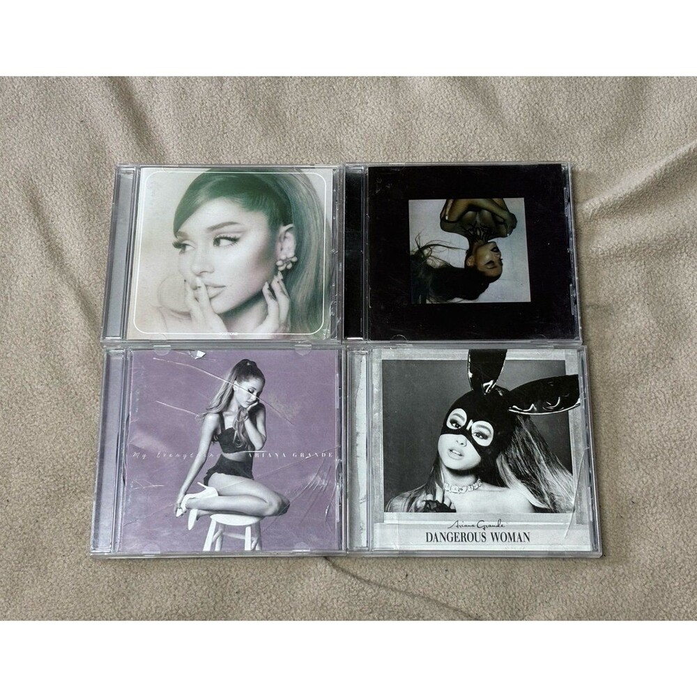 Lot of 4 Ariana Grande CDs Dangerous Woman My Everything Positions Thank You